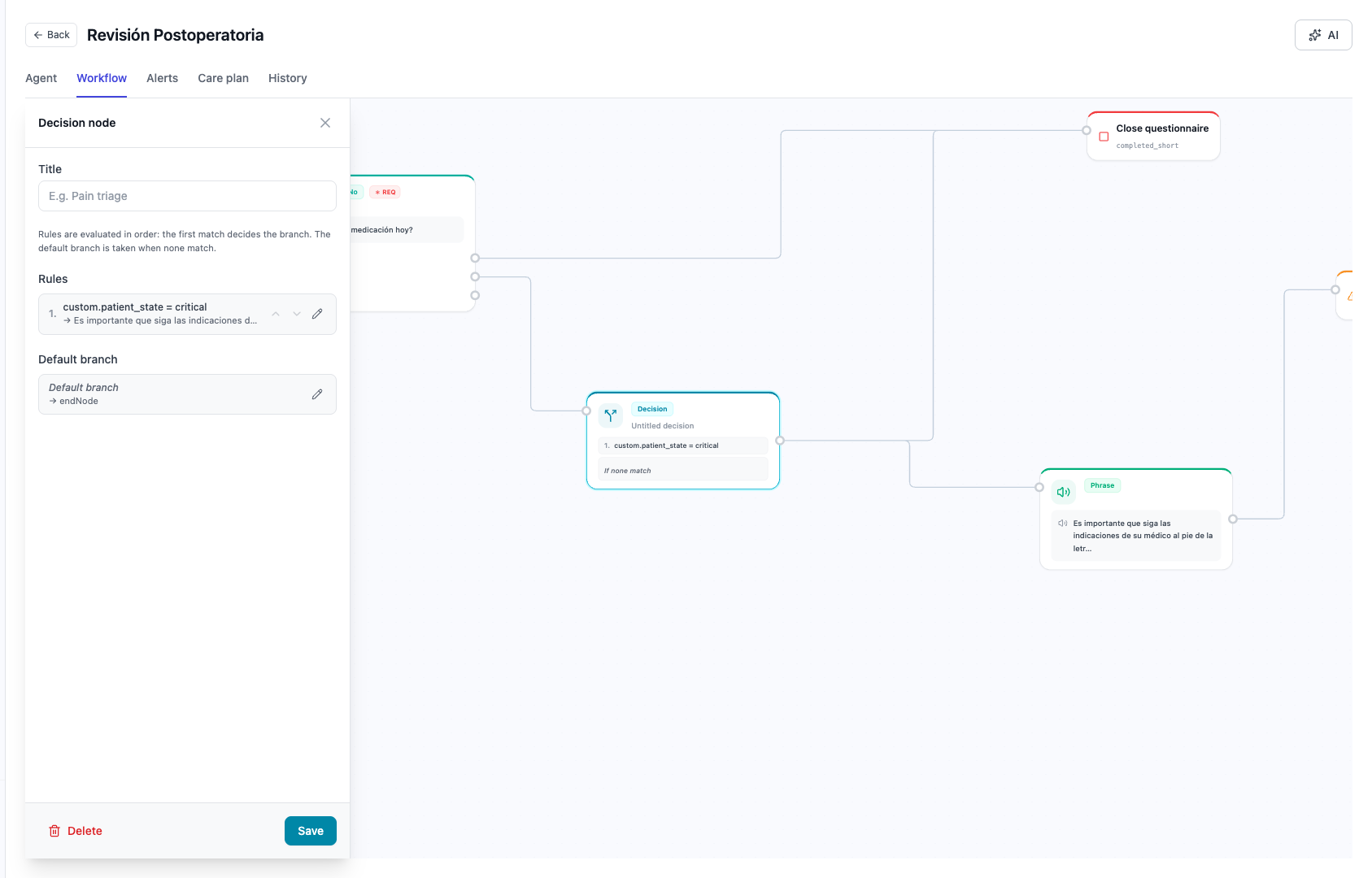 Decision node
