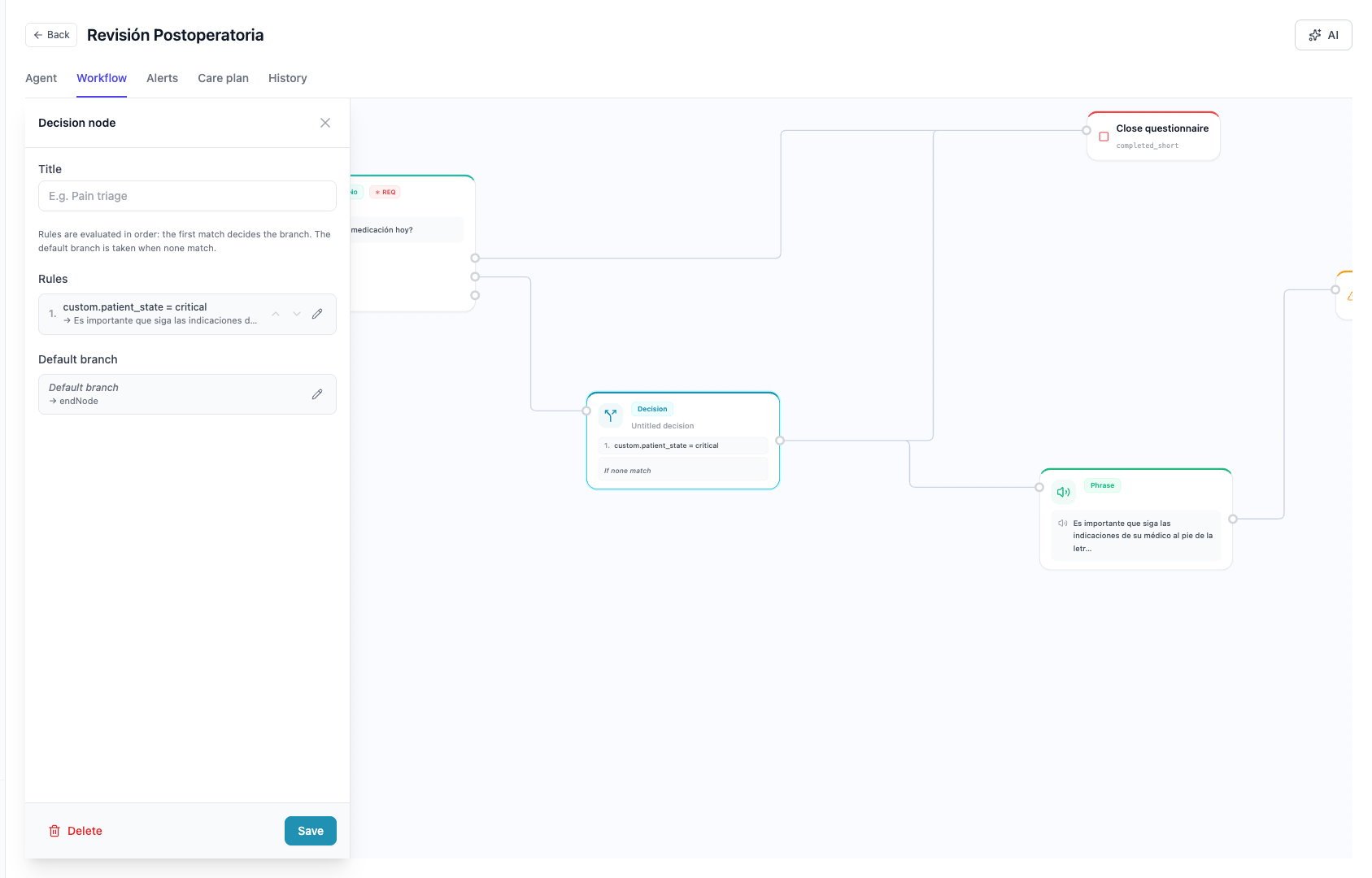 Decision node