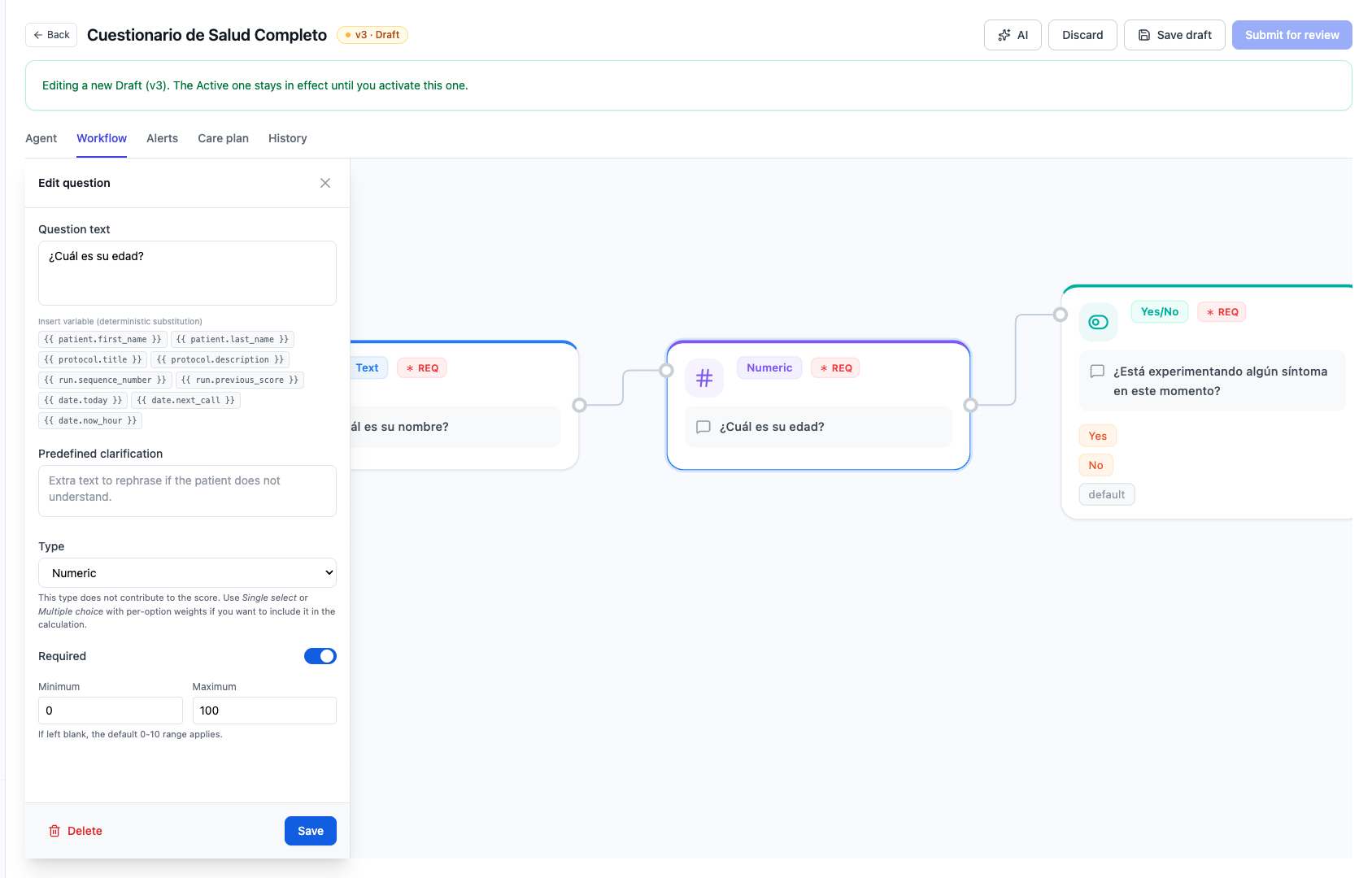 Question editor