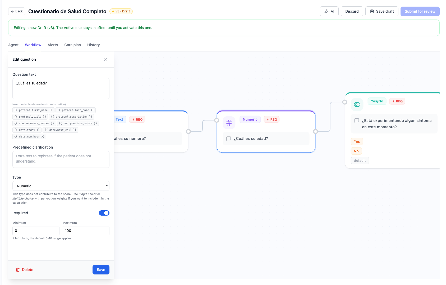 Question editor