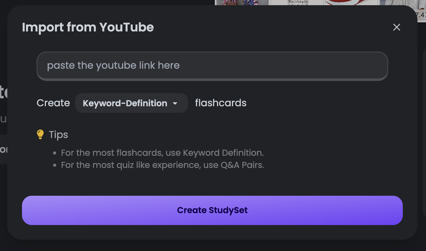 Creating Flashcards - OmniSets Docs