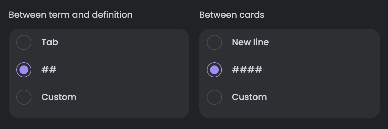 Importing - OmniSets Docs