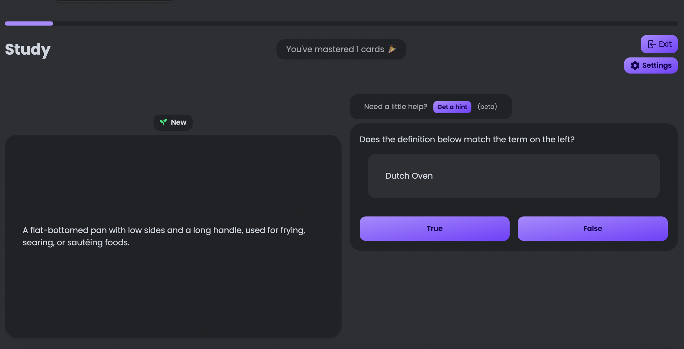 Study Mode - OmniSets Docs