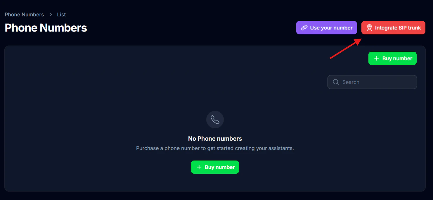 Importar números para OmniTech