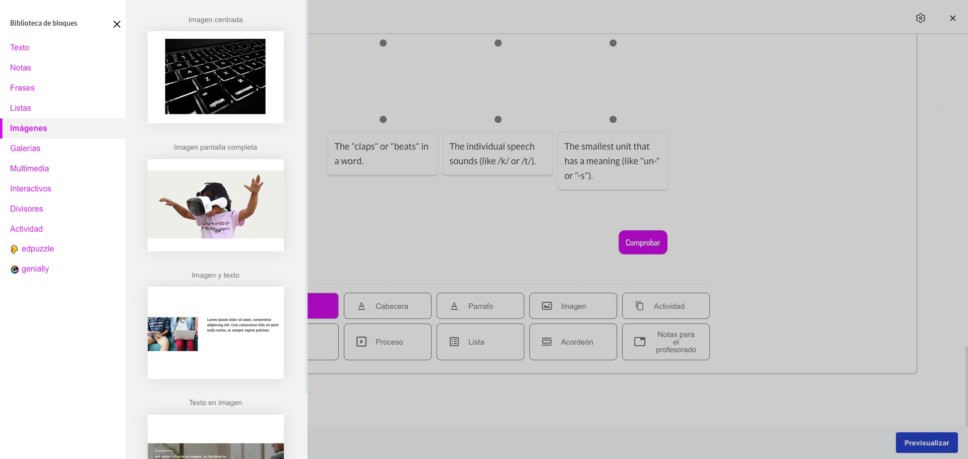 Categoría Imágenes de la Biblioteca de bloques