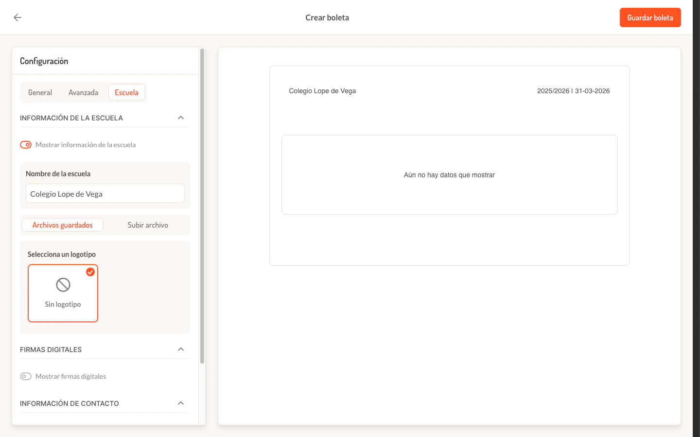 Pestana Escuela del constructor