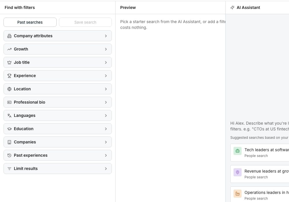 A panel titled Enrich these rows listing four checkbox options, each with a price per row beside it, above a summary of what the table will cost and a Create table button.