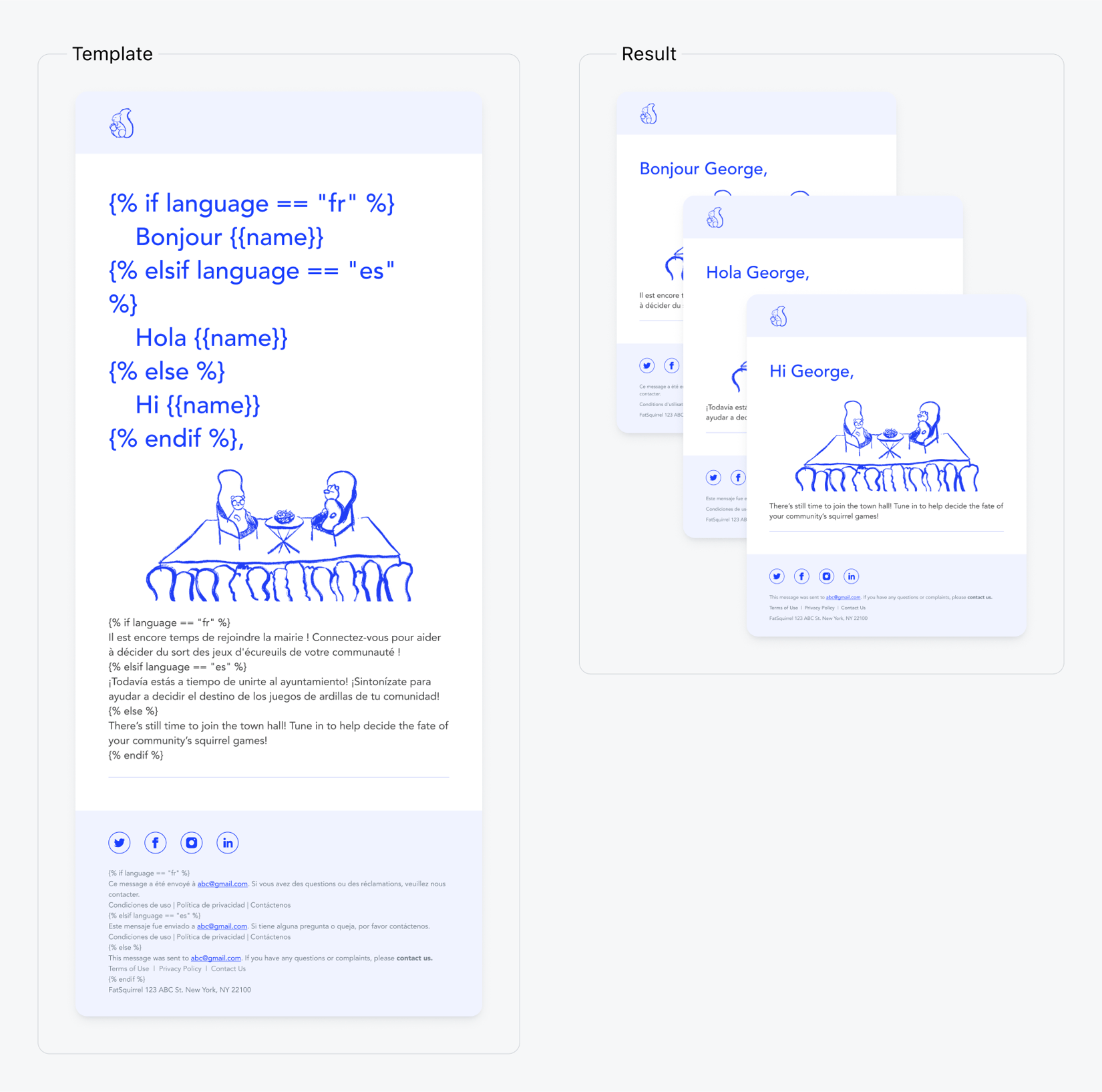 Poste Multilanguage Multi-language messaging - OneSignal