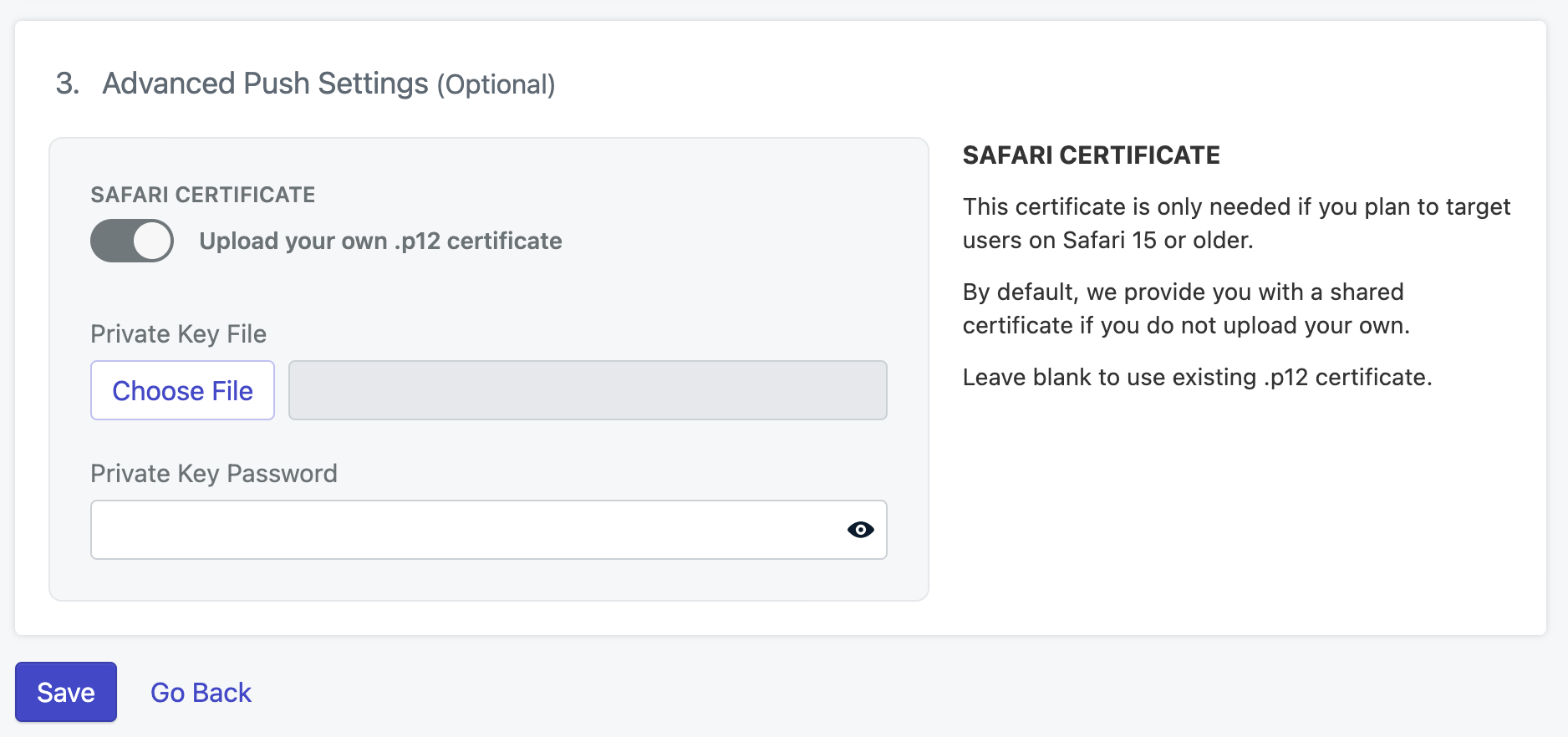 Web SDK - Custom Code Setup - OneSignal