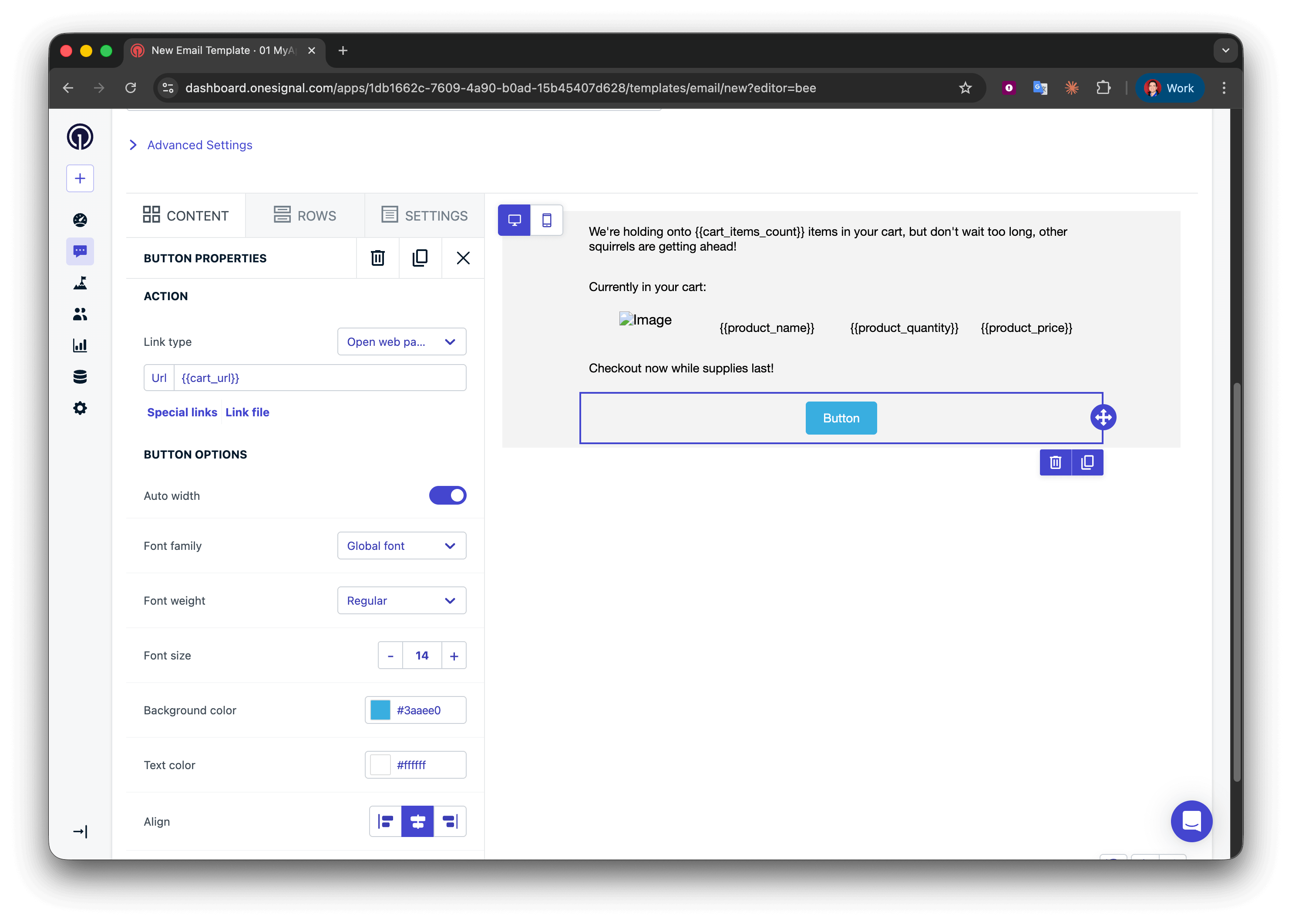 Personalize with properties - OneSignal