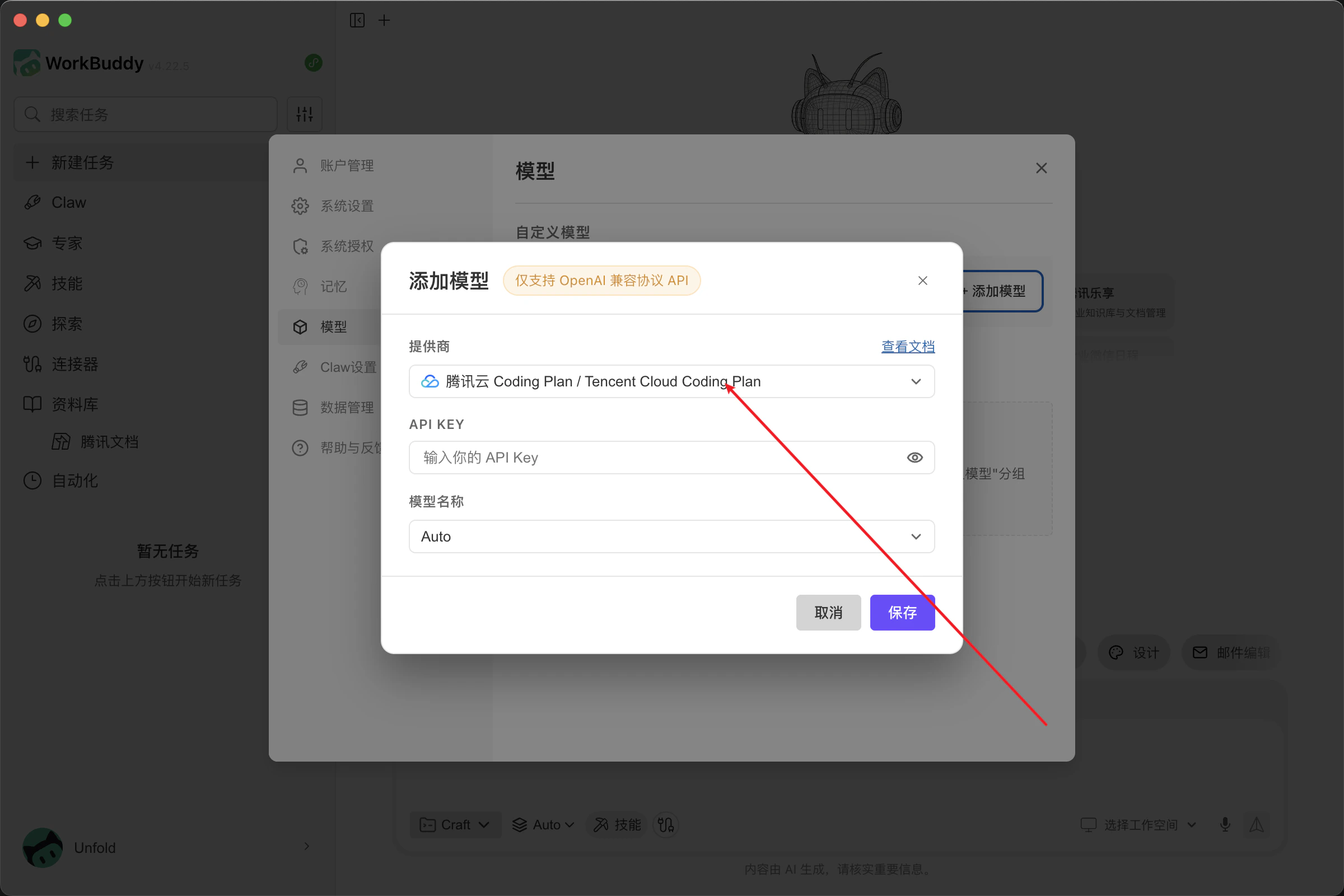 Choose custom provider