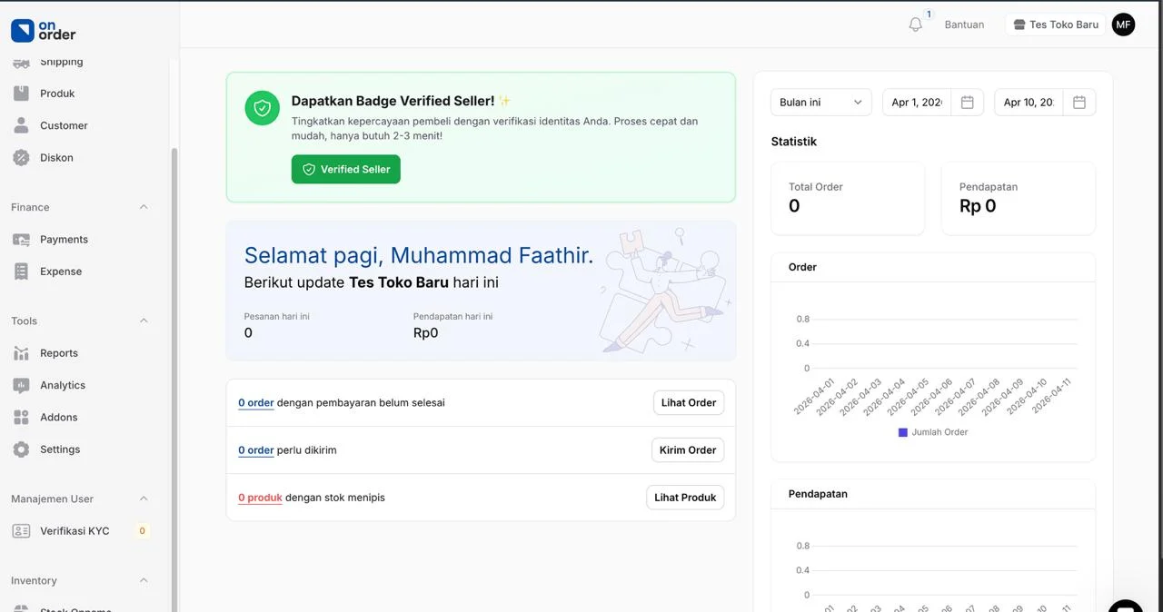 Dapatkan Badge Verified Seller