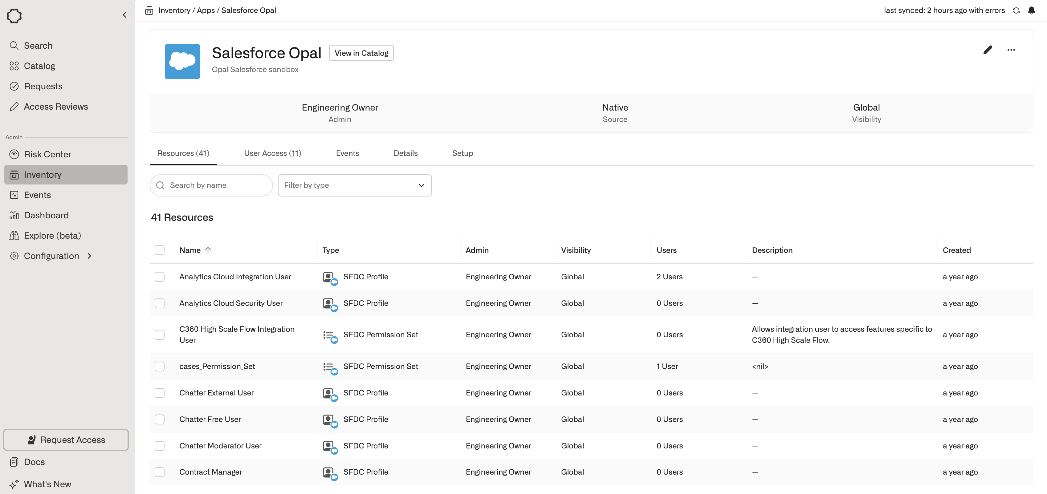 Salesforce - Opal Security Docs
