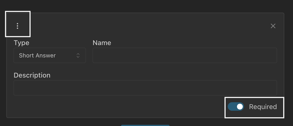 Mark a custom field as required