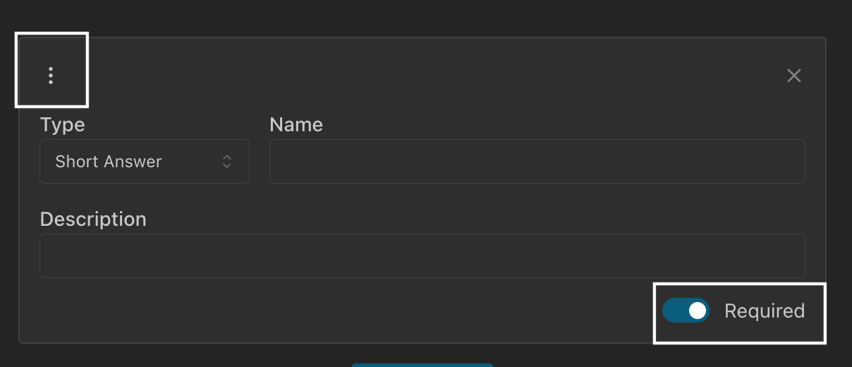 Mark a custom field as required