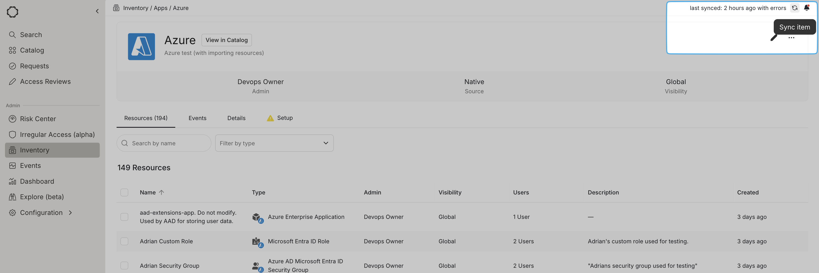 Sync schedules and triggers - Opal Security Docs