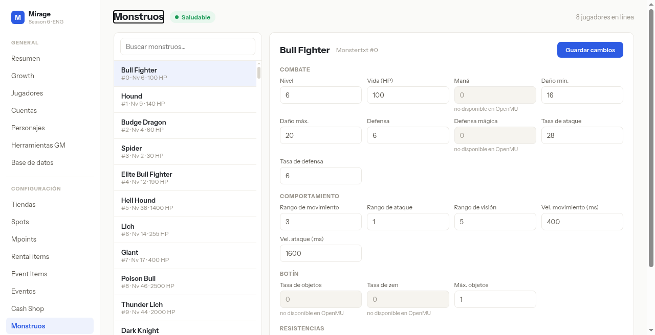 Enfoque del editor con Guardar cambios