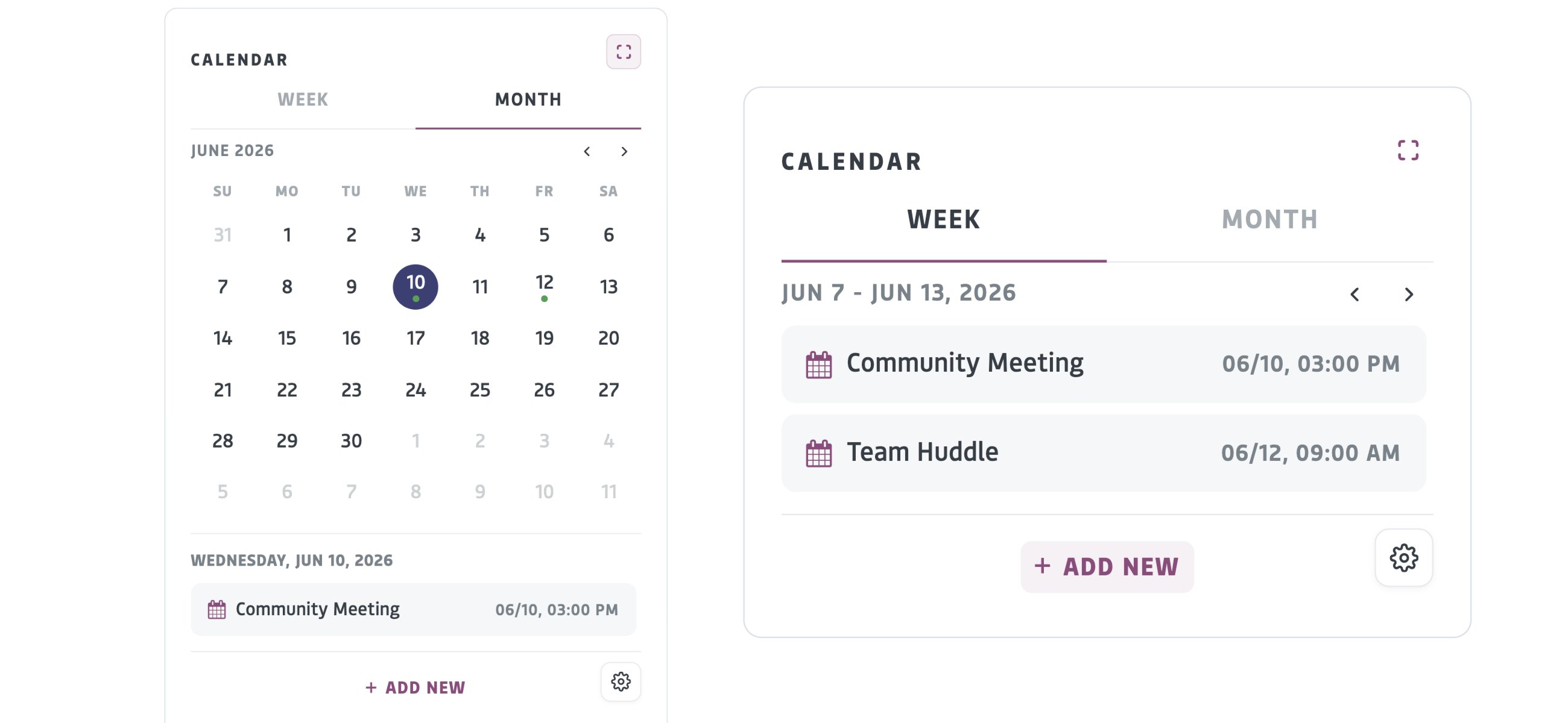 Calendarshero