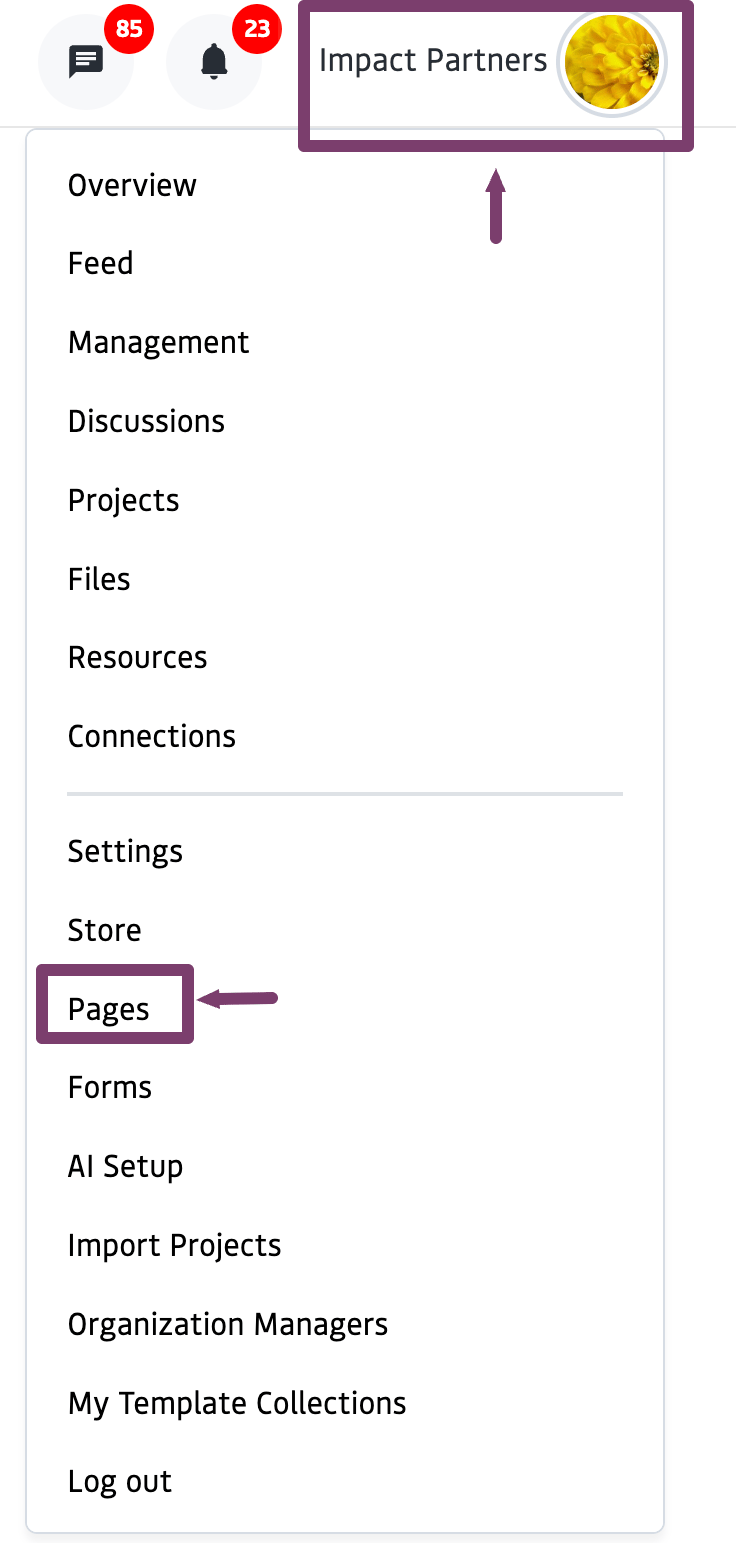 Select Pages