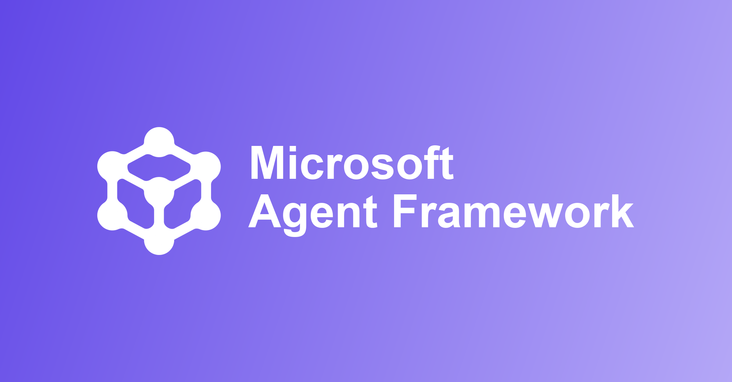 Microsoft Agent Framework hero