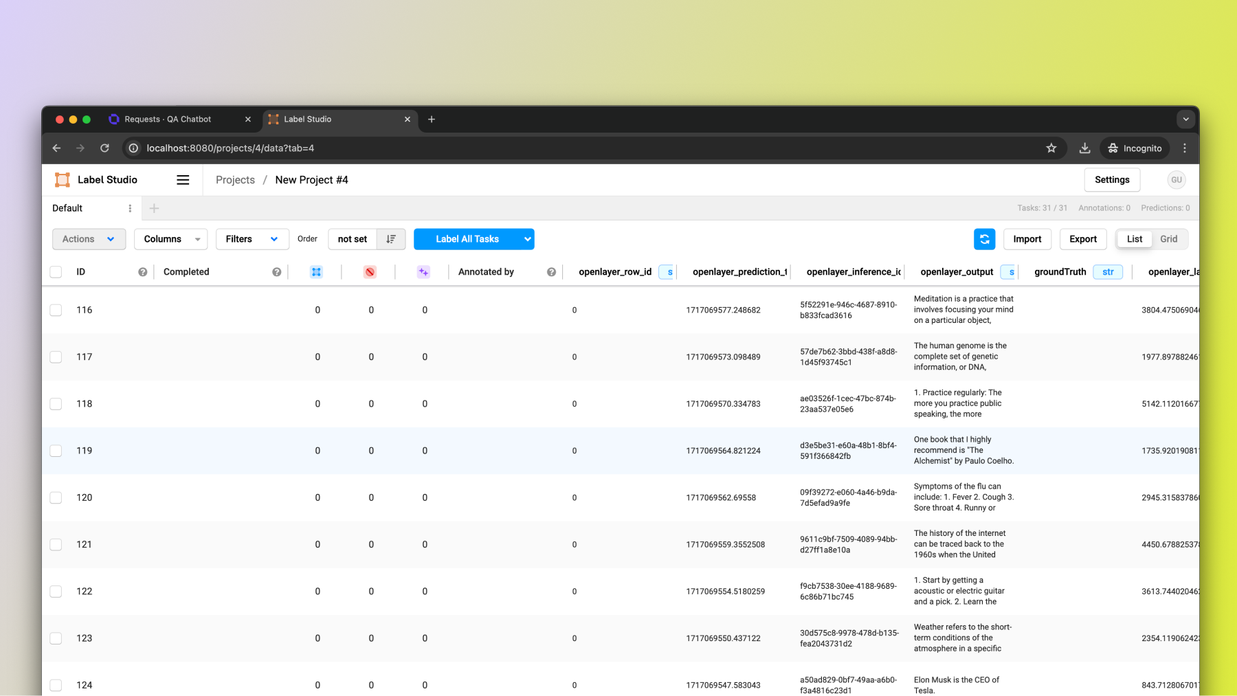 Annotate on LabelStudio