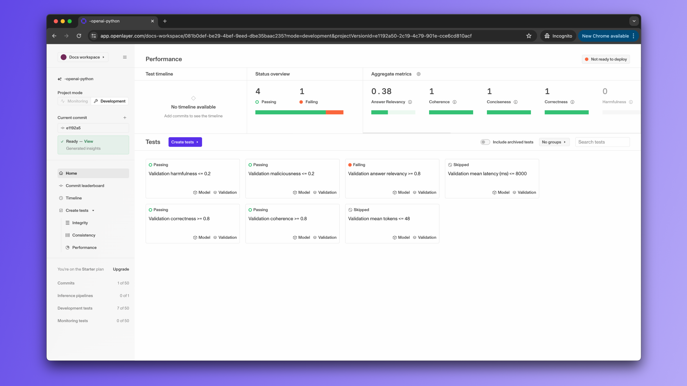 Project overview screenshot