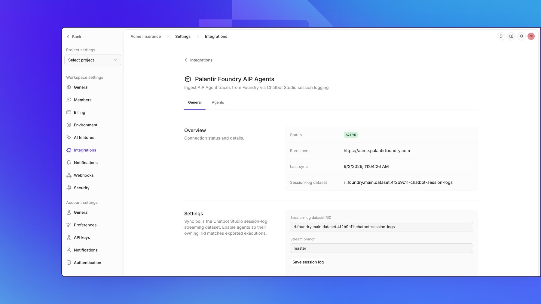 Palantir Foundry connect