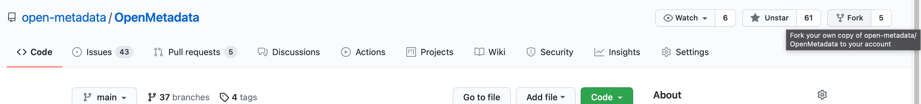 Fork GitHub project