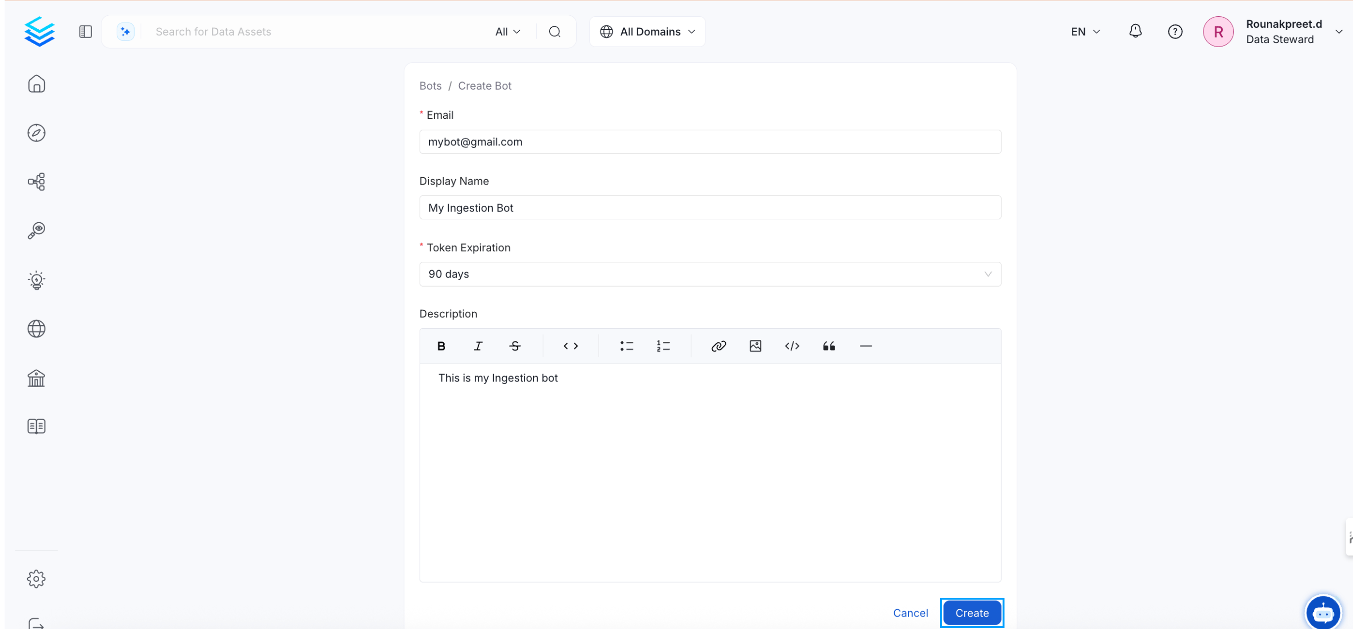 create bot