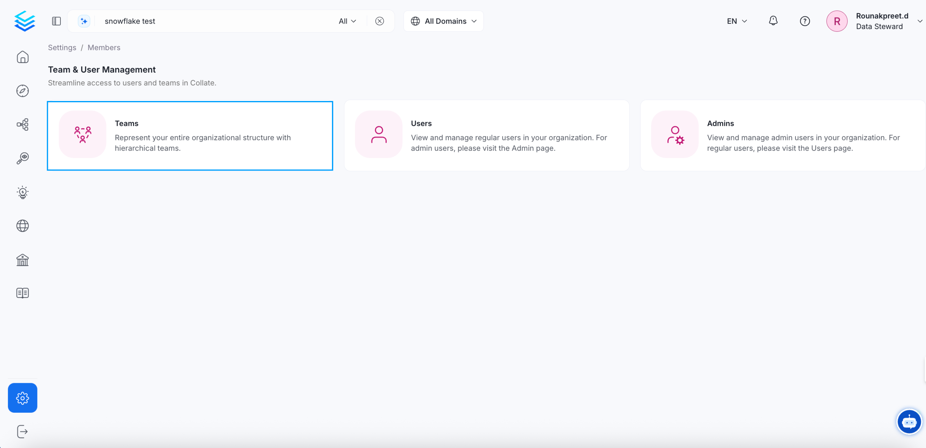 click on teams