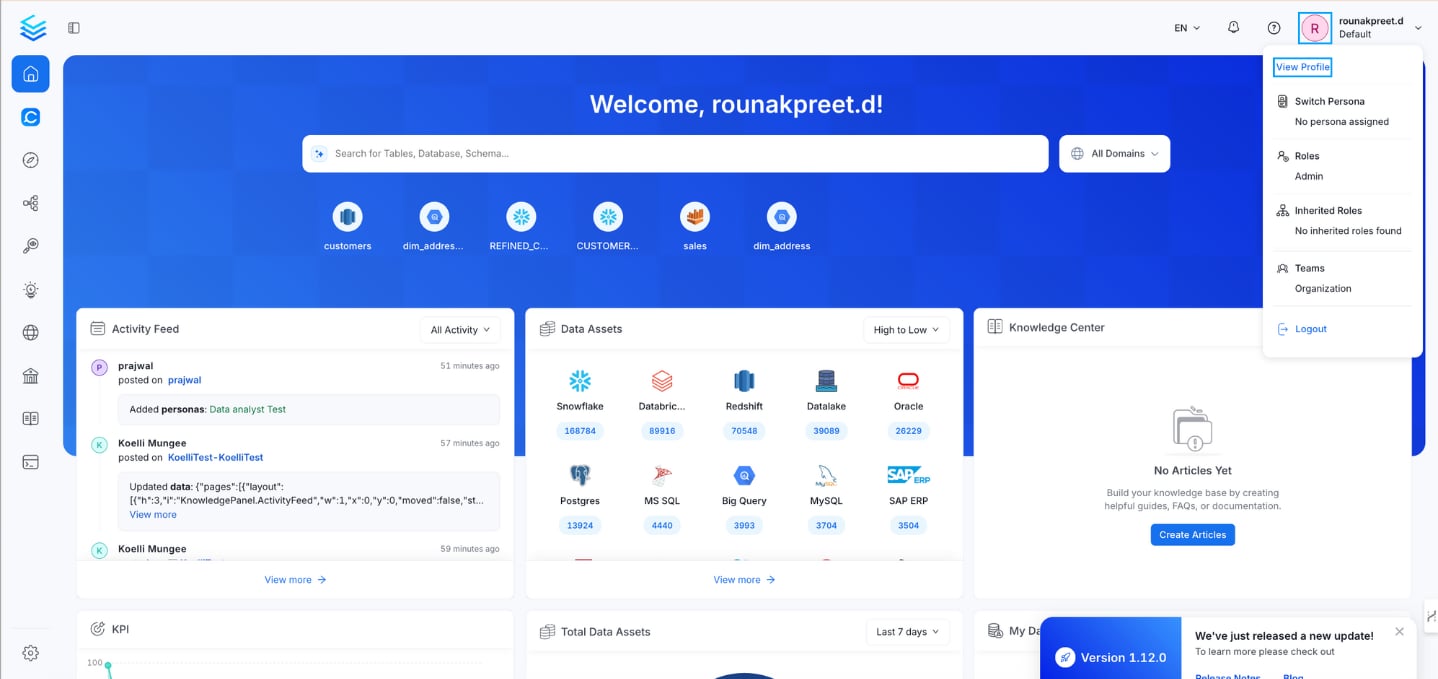 Access your profile