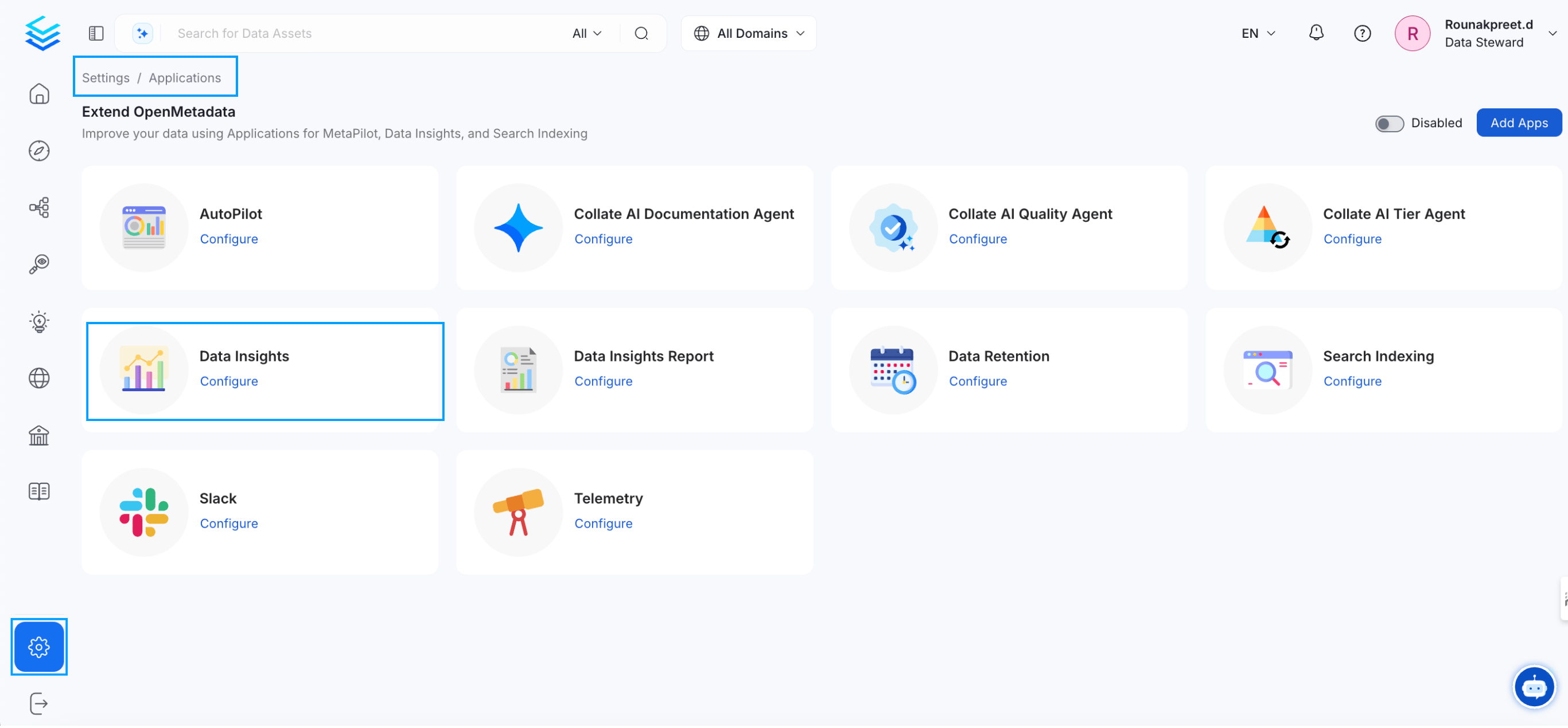 Data Insights Application