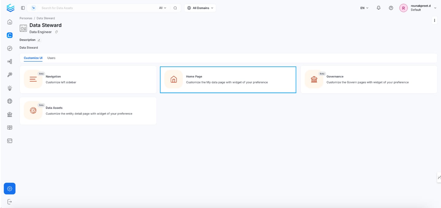 Customize Landing Page