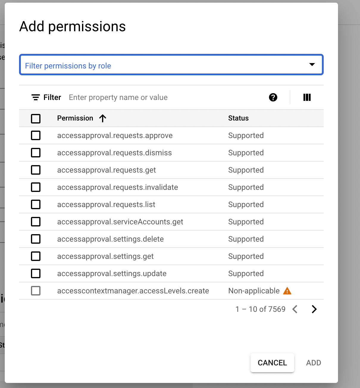 Add Permissions