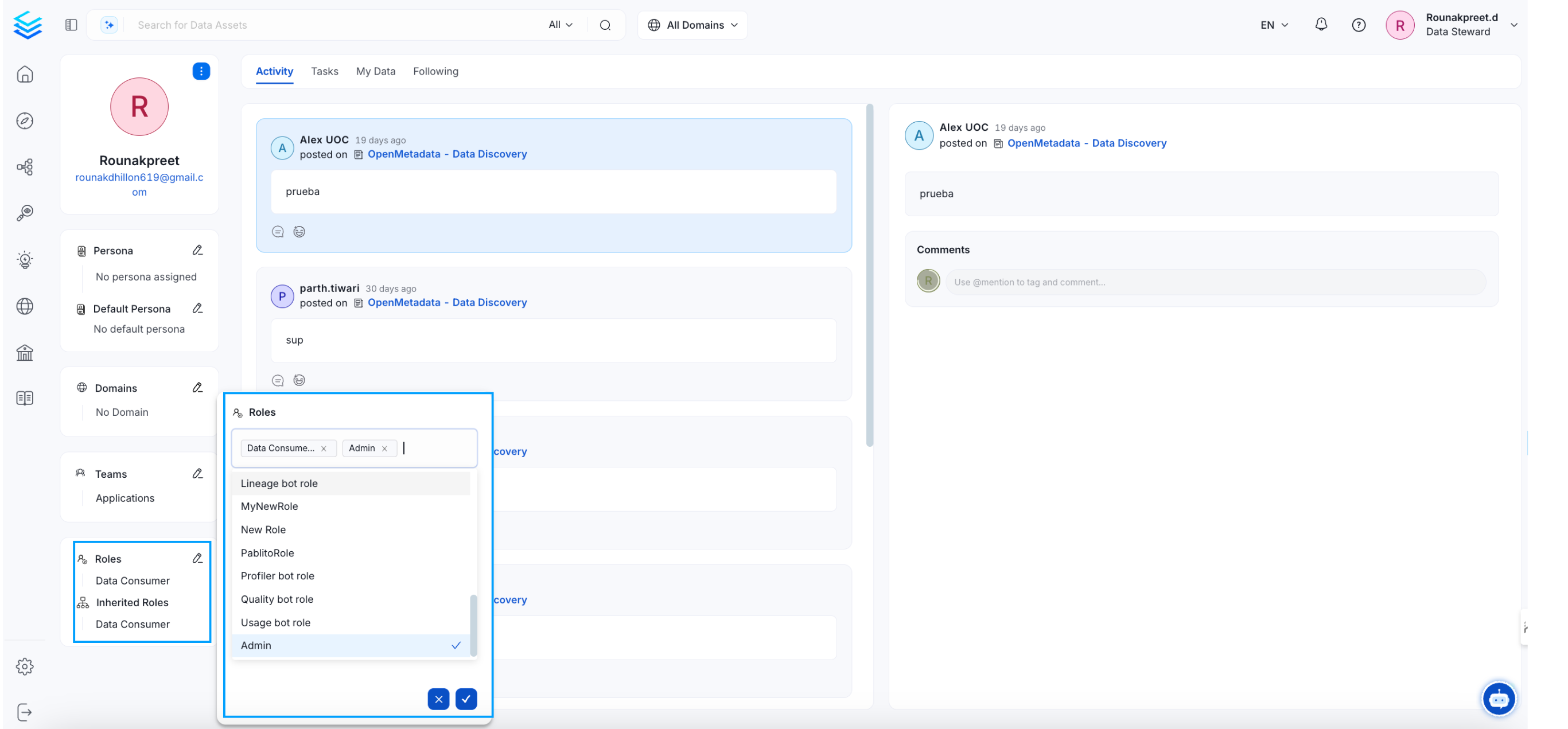 Users Profile