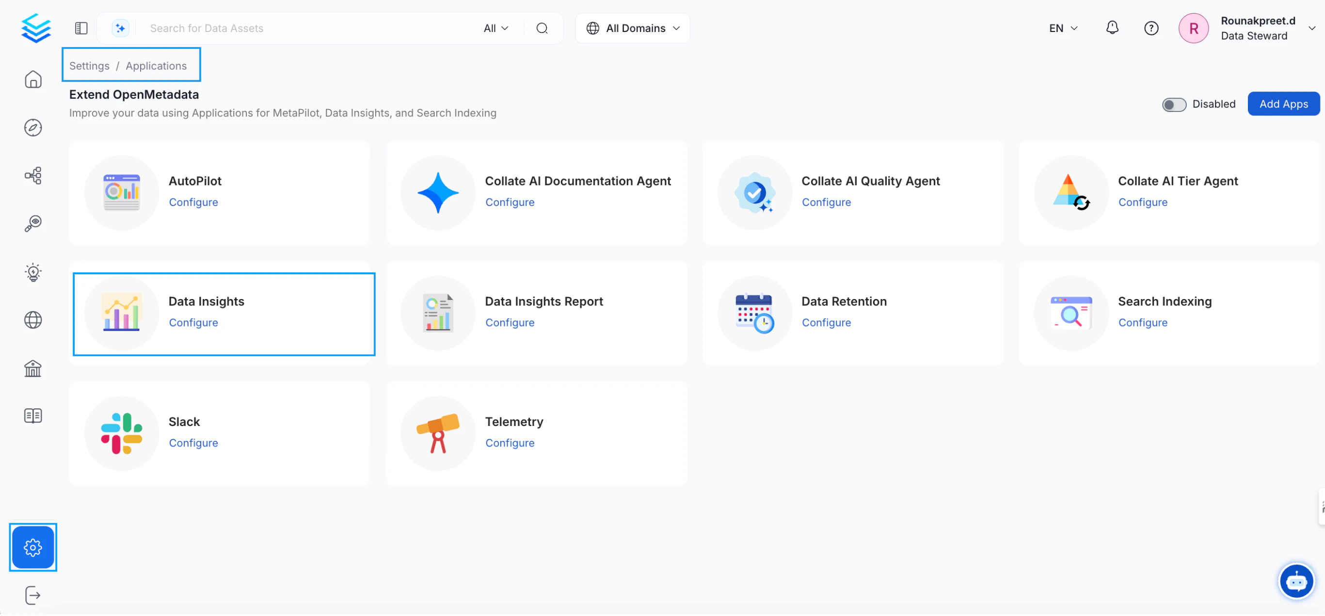 Data Insights Application