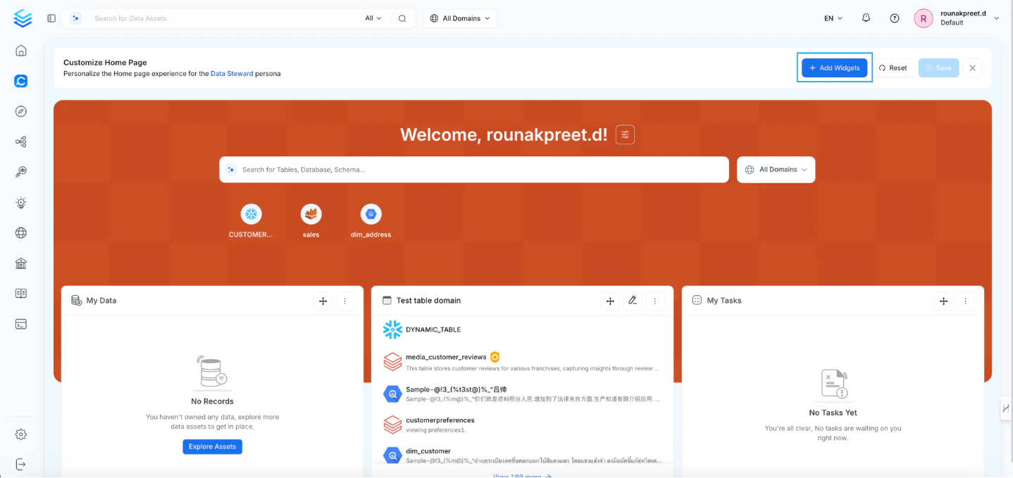 Select Homepage