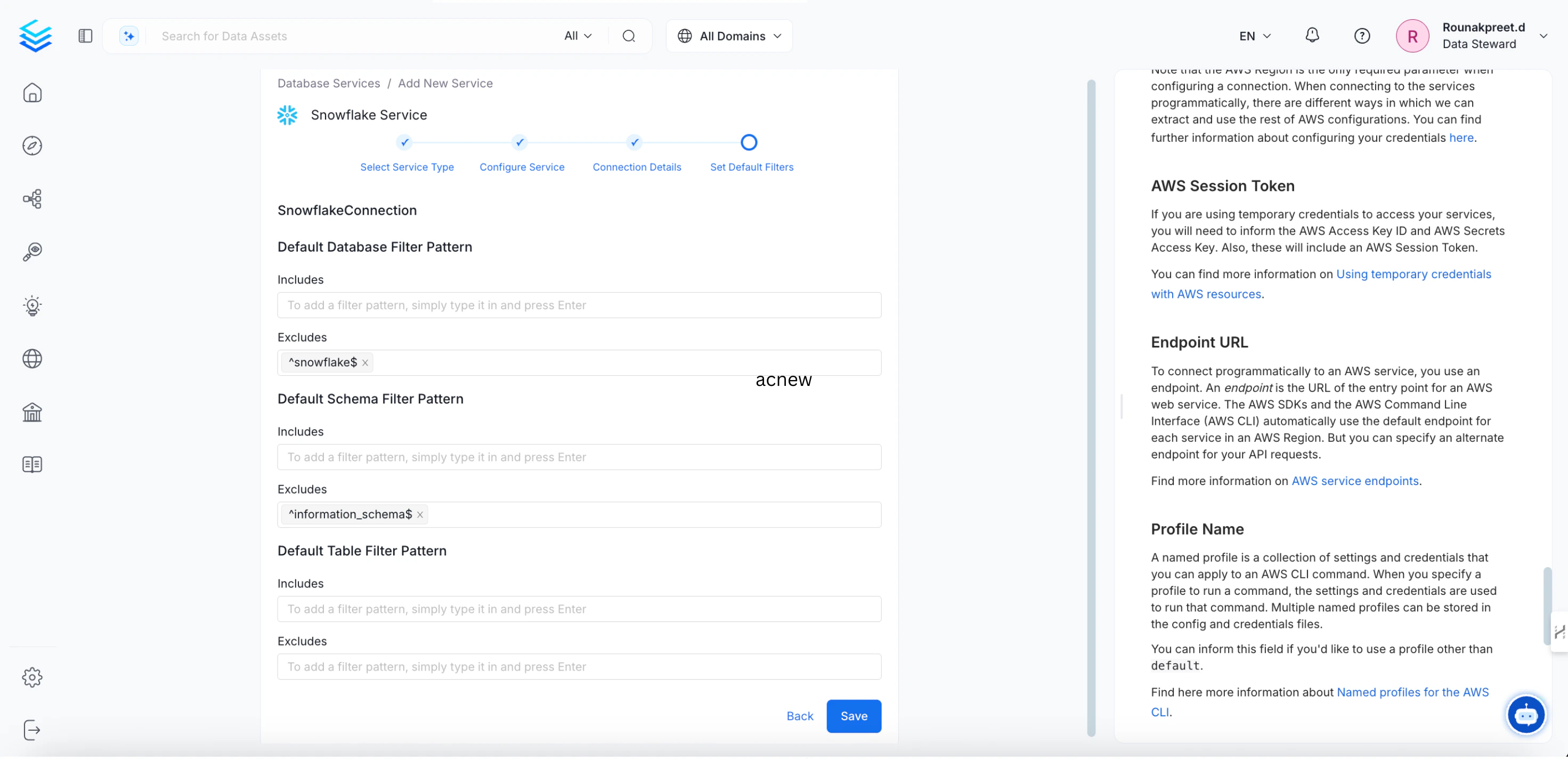 Snowflake Service Created