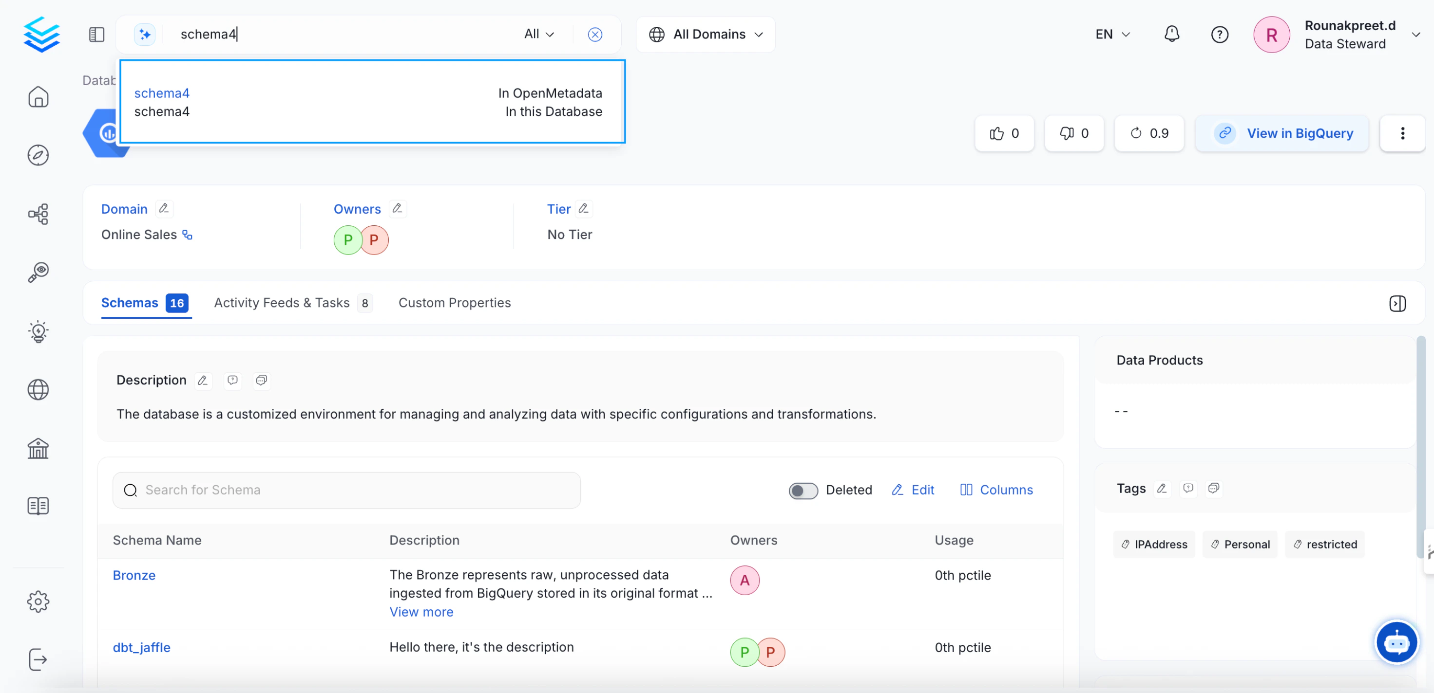 Filter by Database