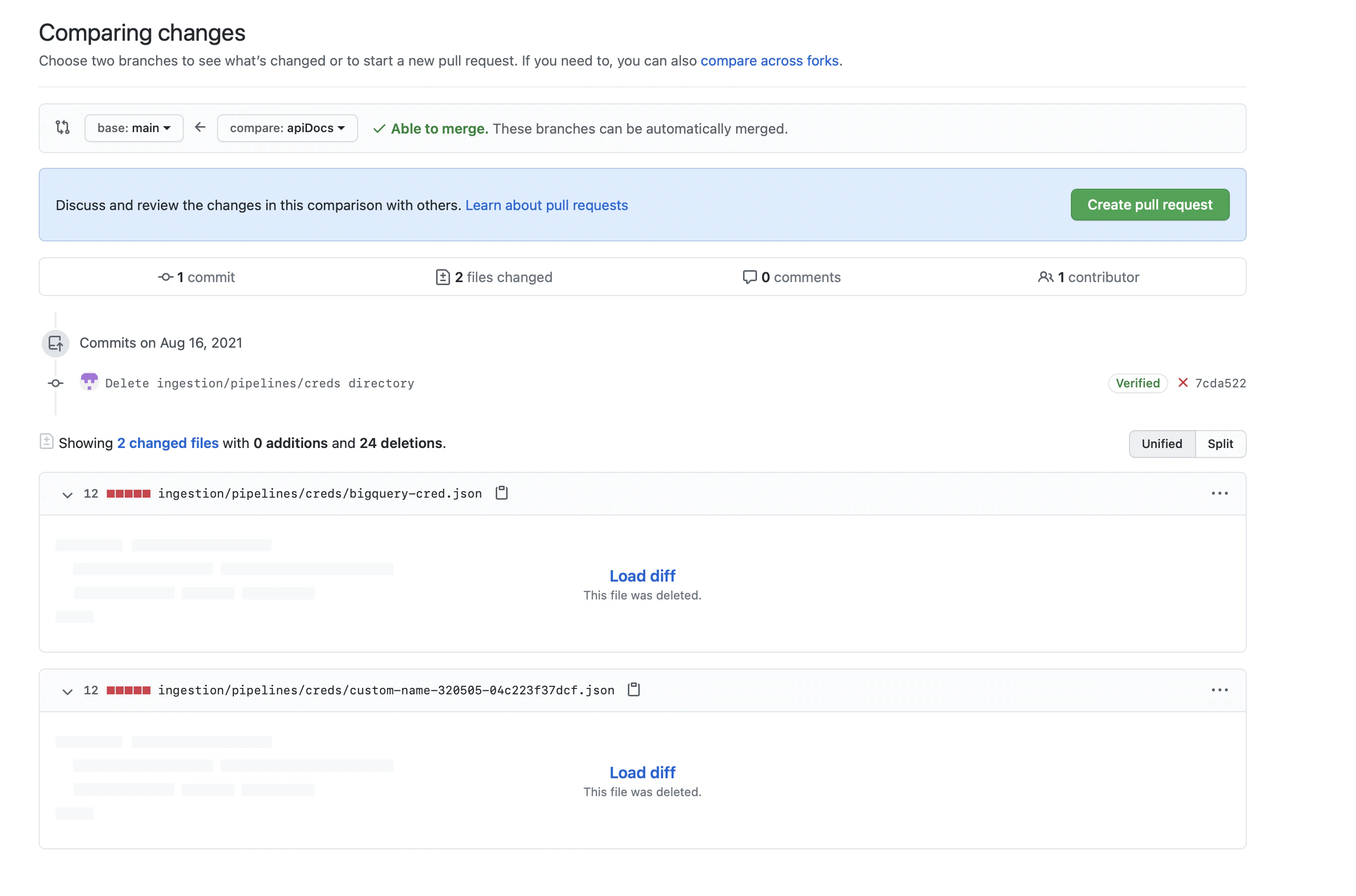 Select your fork repository and branch
