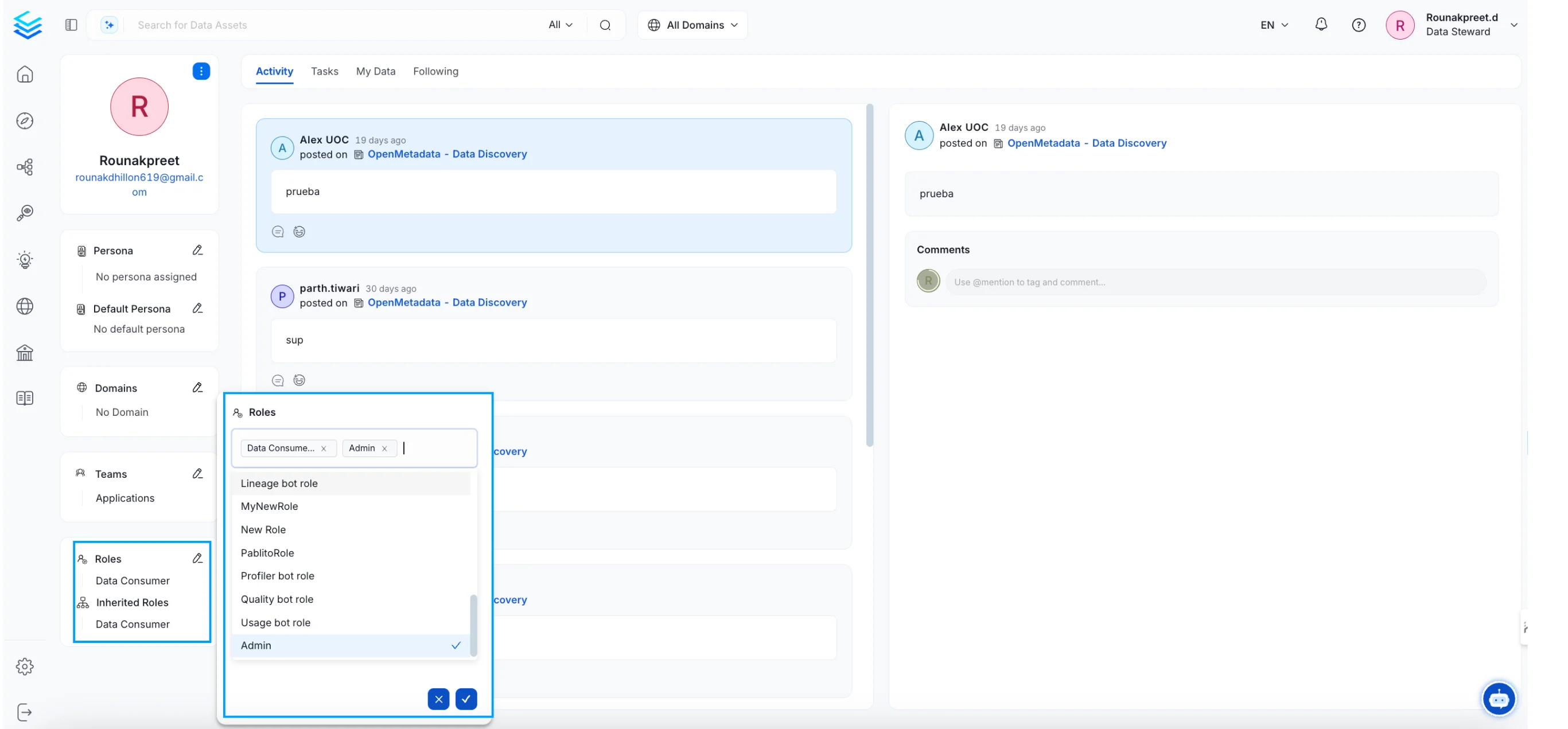 Users Profile