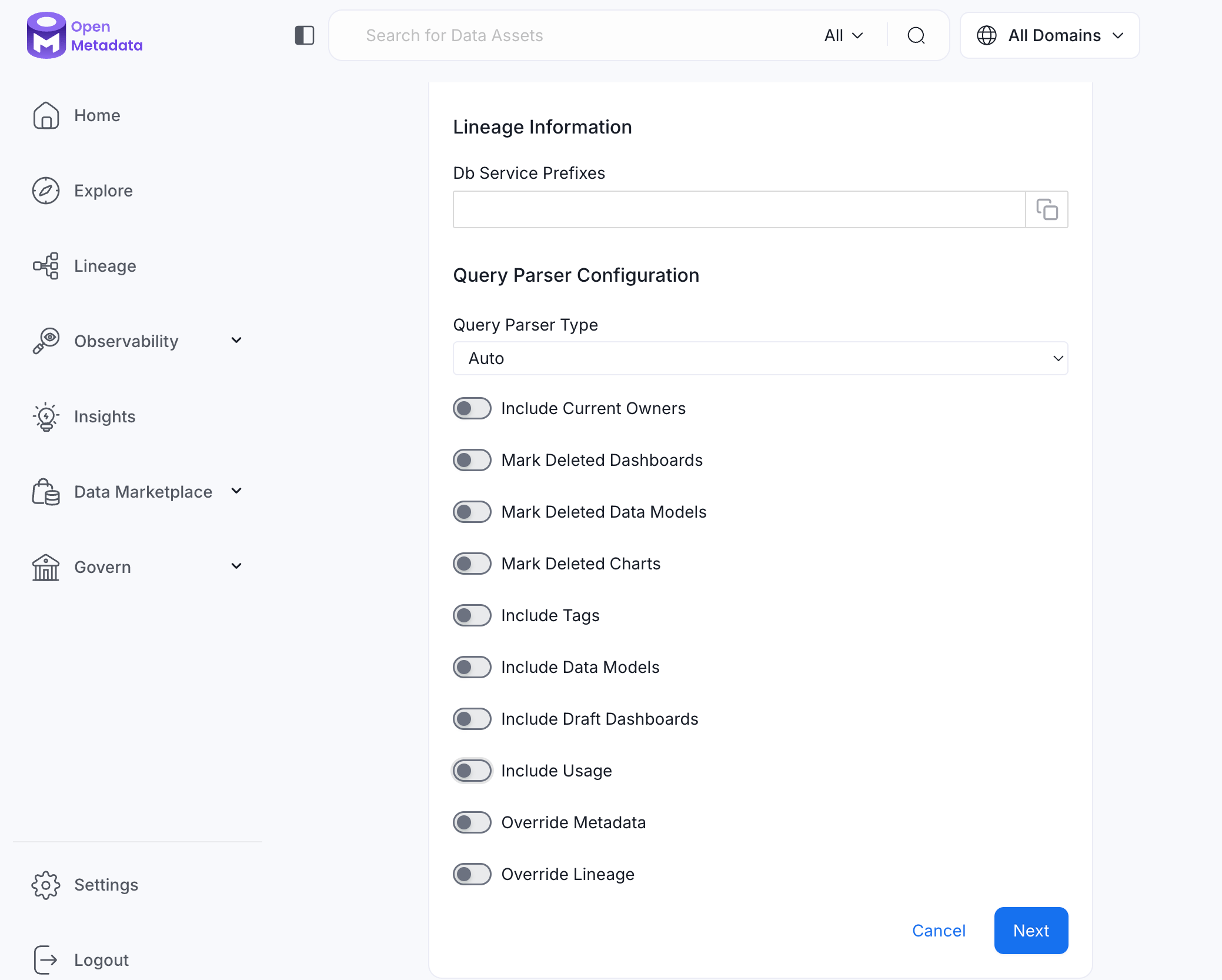 Metadata Ingestion Option 2