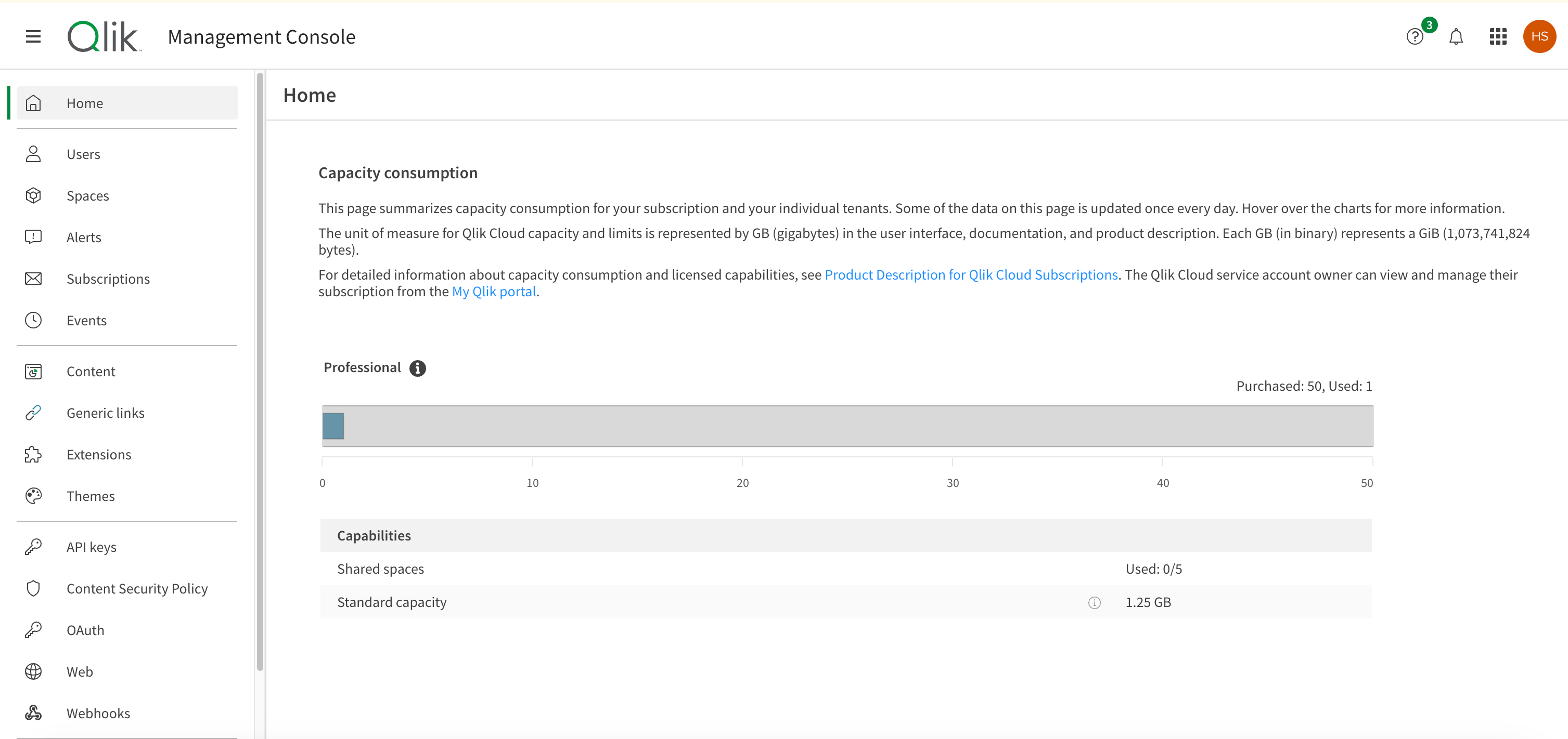 Navigate to API Keys in QMC
