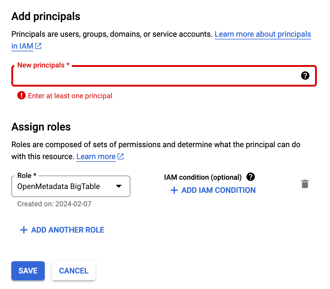 Add Permissions