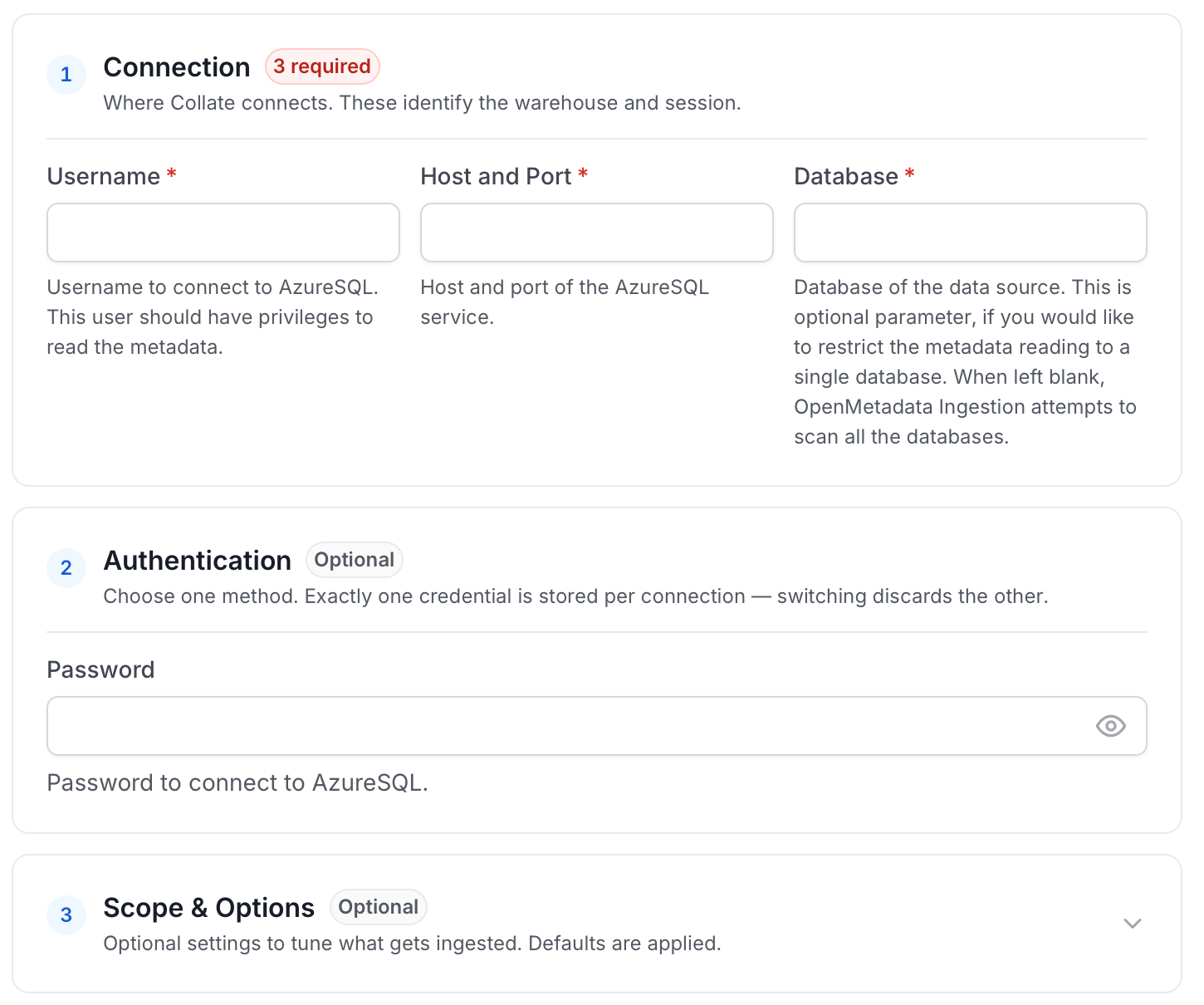 Configure Service Connection