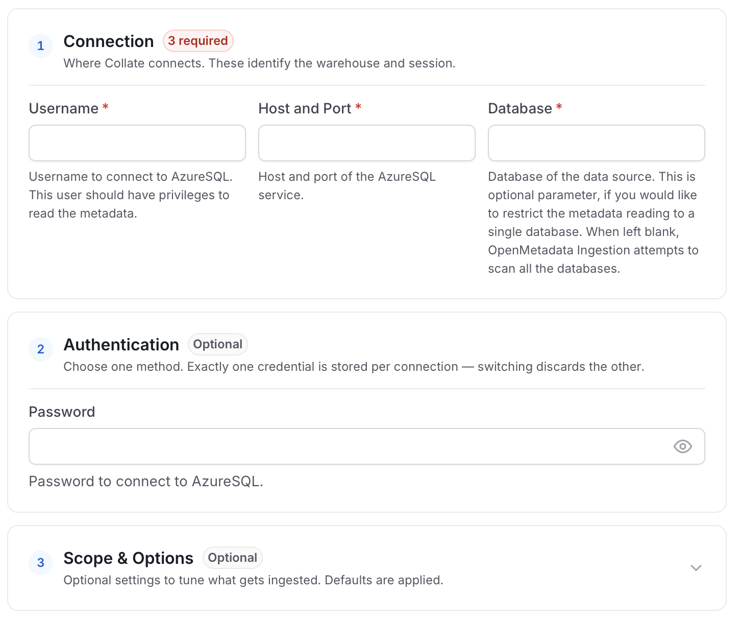 Configure Service Connection