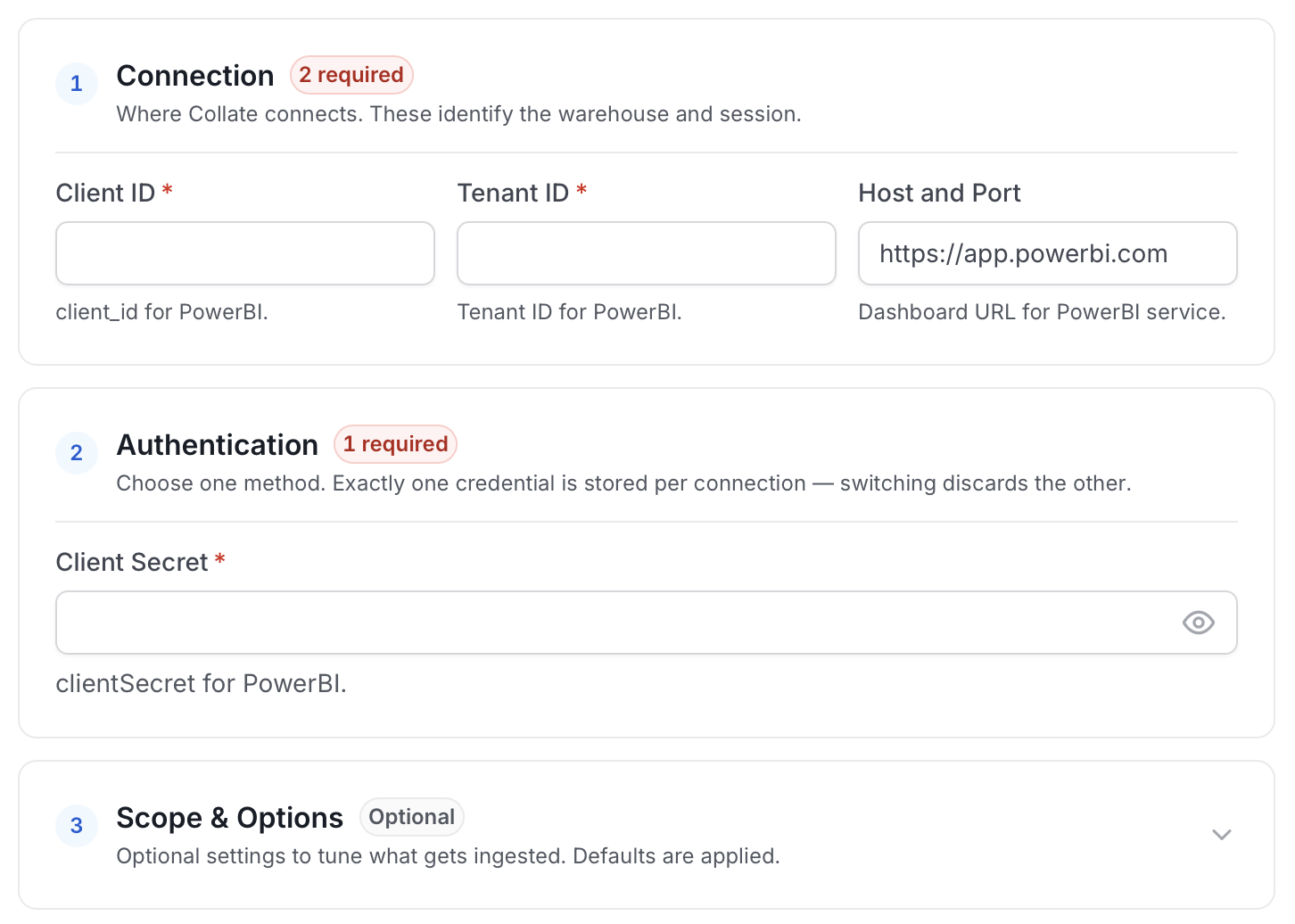 Configure Service Connection
