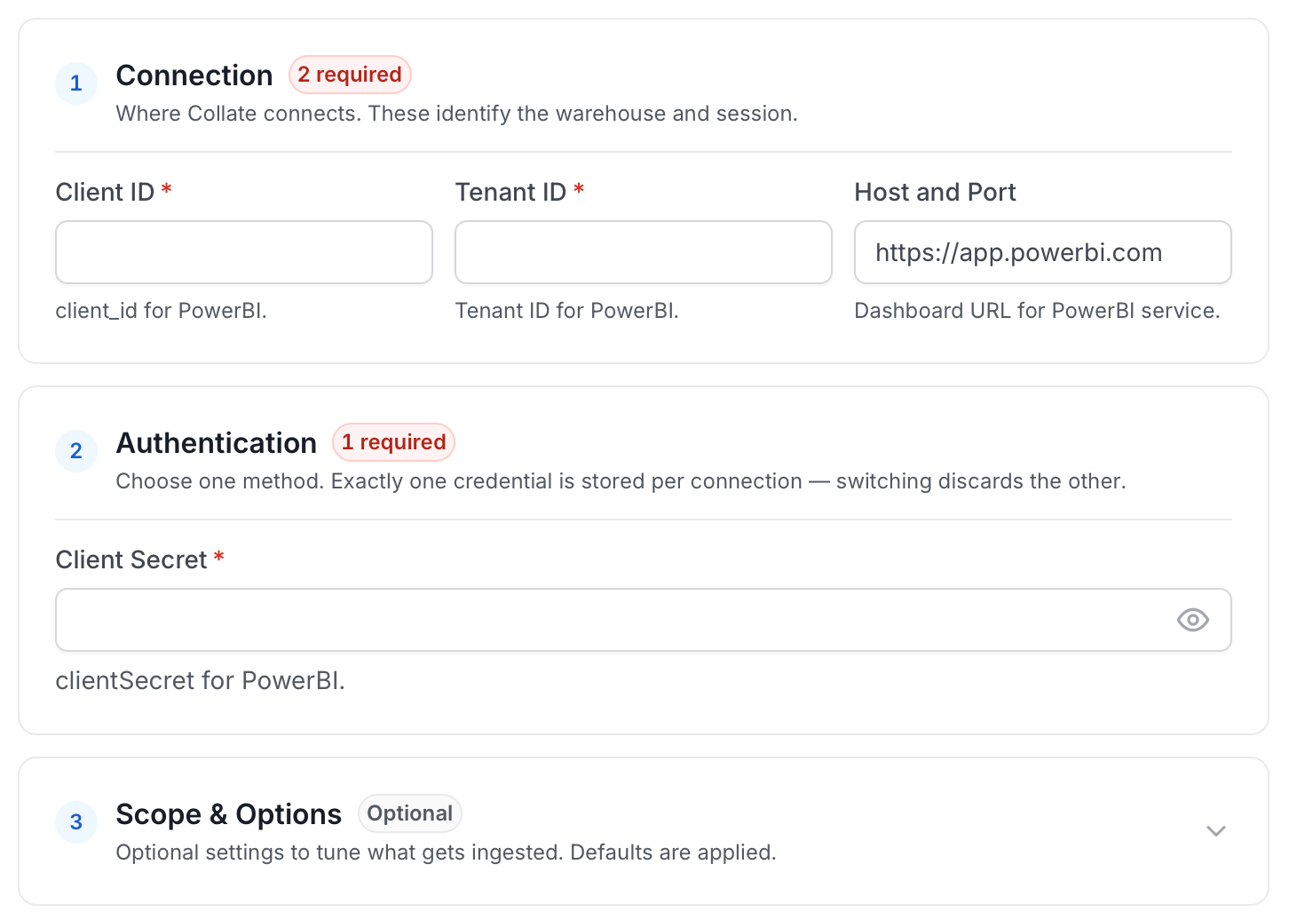 Configure Service Connection