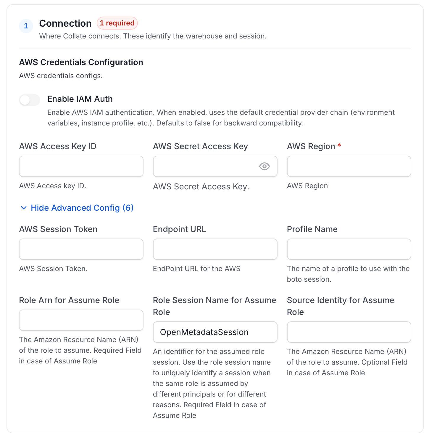 Configure Service Connection