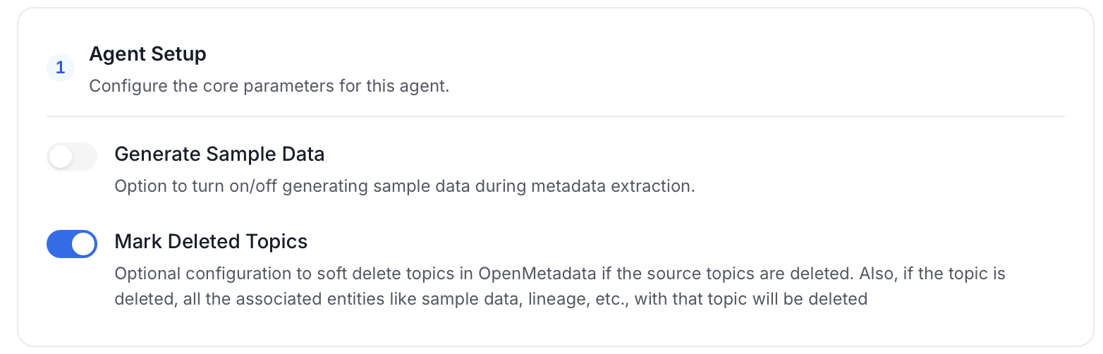 Agent Setup